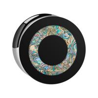 Double Flared Plug met Mother Of Pearl Design Acryl Tunnels & Plugs - thumbnail