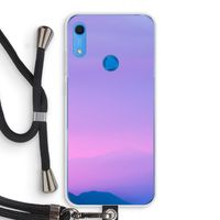 Sunset pastel: Huawei Y6s Transparant Hoesje met koord