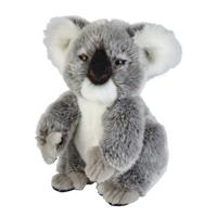 Pluche koala knuffel - grijs - 28 cm - speelgoed