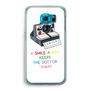 Smile: Samsung Galaxy S6 Transparant Hoesje