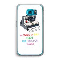 Smile: Samsung Galaxy S6 Transparant Hoesje Smile: Samsung Galaxy S6 Transparant Hoesje