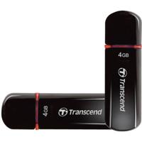 Transcend JetFlash 600 USB flash drive 4 GB USB Type-A 2.0 Zwart - thumbnail