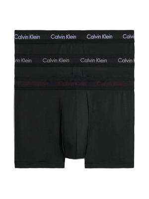 Calvin Klein - 3p Low R. Trunk - Cotton Stretch - H55, Maat:M