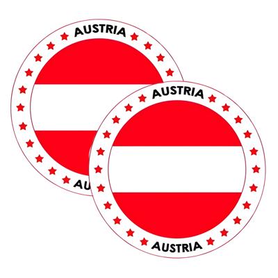 Bierviltjes Oostenrijk - 50x stuks - landenthema - versiering - onderzetter