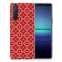 Sony Xperia 5II TPU bumper Batik Rood