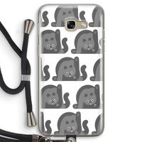 Cats: Samsung Galaxy A5 (2017) Transparant Hoesje met koord
