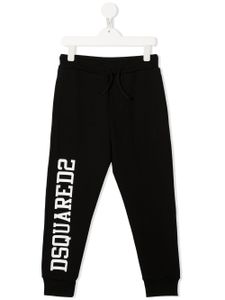 DSQUARED2 KIDS pantalon de jogging à logo imprimé - Noir