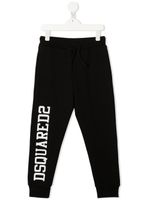 DSQUARED2 KIDS pantalon de jogging à logo imprimé - Noir