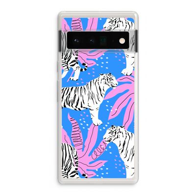 Tijger: Google Pixel 6 Pro Transparant Hoesje