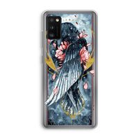 Golden Raven: Samsung Galaxy A41 Transparant Hoesje