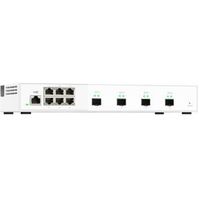 QNAP QSW-M2106-4S netwerk-switch Managed L2 2.5G Ethernet (100/1000/2500) Wit