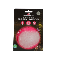 Dog Comets Glow in the Dark Moon Pink L