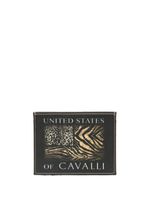 Roberto Cavalli porte-cartes à imprimé animalier - Noir Roberto Cavalli porte-cartes à imprimé animalier - Noir