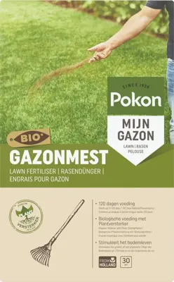 Pokon Bio Gazonmest 2kg voor 30m²