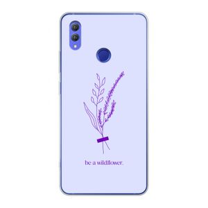Be a wildflower: Honor Note 10 Transparant Hoesje
