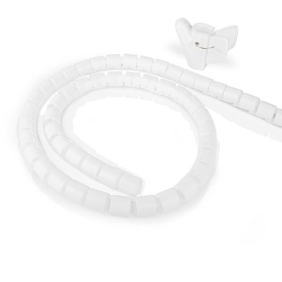 Nedis Kabelmanagement | Spiraalvormige sleeve | 2 m | 32 mm | 1 stuks - CMSW2832WT200 CMSW2832WT200