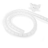 Nedis Kabelmanagement | Spiraalvormige sleeve | 2 m | 32 mm | 1 stuks - CMSW2832WT200 CMSW2832WT200