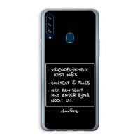 Mijn Motto's: Samsung Galaxy A20s Transparant Hoesje