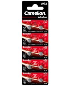 Camelion Alkaline knoopcelbatterij AG2 / LR59, 1,5 Volt, 0% HG - 10 stuks