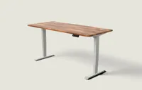 Desktronic HomePro bureau Grijs / Massief Walnoot / 180x80 cm Desktronic HomePro bureau Grijs / Massief Walnoot / 180x80 cm