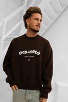 Equalité Celeste Sweater Heren Bruin - Maat S - Kleur: Bruin | Soccerfanshop
