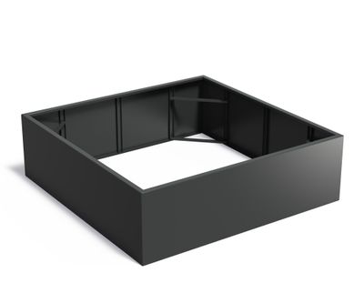 Aluminium plantenbak CARREZ zonder bodem 200x200x60cm.