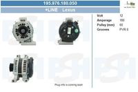 Dynamo Lexus 180A 195976180050 Dynamo Lexus 180A 195976180050