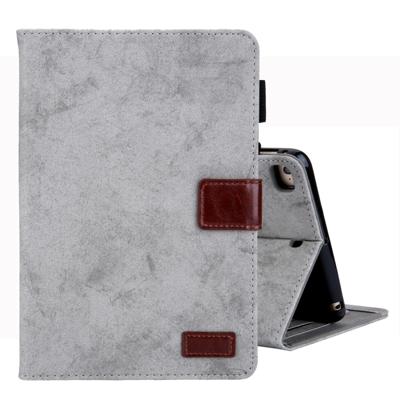 Voor iPad Mini 1/2/3/4 Business stijl horizontale Flip lederen draagtas met houder & kaartsleuf & fotolijstjes & slaap/Wake-up functie (grijs)