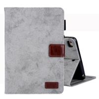 Voor iPad Mini 1/2/3/4 Business stijl horizontale Flip lederen draagtas met houder & kaartsleuf & fotolijstjes & slaap/Wake-up functie (grijs)