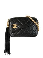 CHANEL Pre-Owned sac porté épaule CC matelassé à logo - Noir