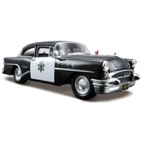 Modelauto Buick Century politieauto 1955 1:24 - thumbnail