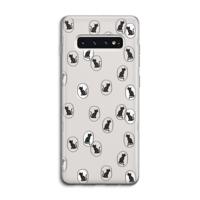 Miauw: Samsung Galaxy S10 4G Transparant Hoesje