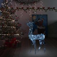 VidaXL Kerstversiering rendier 140 led&apos;s koudwit 120 cm acryl