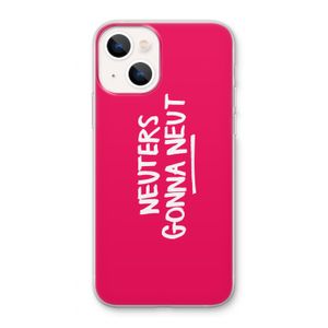 Neuters (roze): iPhone 13 Transparant Hoesje