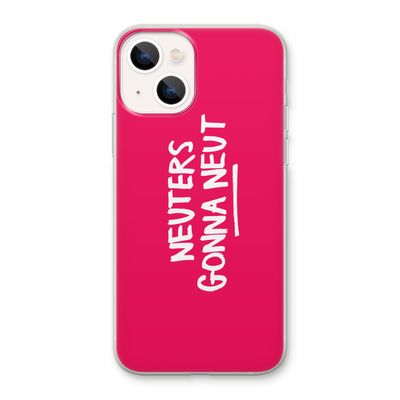Neuters (roze): iPhone 13 Transparant Hoesje