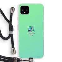 Win98: Pixel 4 XL Transparant Hoesje met koord