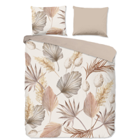 Dekbedovertek Katoen Vince Natuur & Bloemen 240x200 Cm Good Morning - Dekbed-Discounter.nl