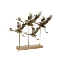 Decoratieve figuren DKD Home Decor Gouden Vogel 64 x 9 x 51 cm 64 x 8,6 x 51 cm