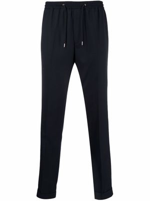 Paul Smith pantalon fuselé à lien de resserrage - Bleu