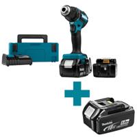 Makita DDF485RFJ Accu schroefboormachine 3.0Ah in Mbox