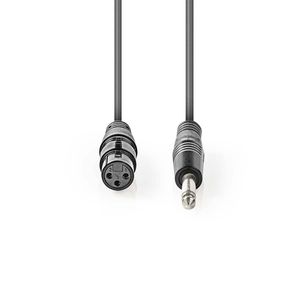 Nedis COTH15120GY50 audio kabel XLR (3-pin) 6.35mm Grijs