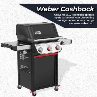 Weber Spirit EP-335 Gasbarbecue Gas BBQ EP335 Barbecue Zwart GBS