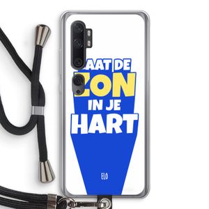 Laat de zon in je hart: Xiaomi Mi Note 10 Pro Transparant Hoesje met koord