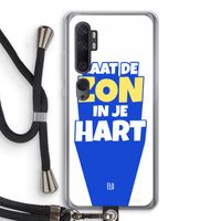 Laat de zon in je hart: Xiaomi Mi Note 10 Pro Transparant Hoesje met koord