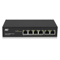 ACT AC4430 netwerk-switch Managed Fast Ethernet (10/100) Power over Ethernet (PoE) Zwart - thumbnail