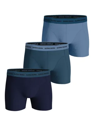 Bjorn Borg boxershorts 3-pack cotton stretch blauw