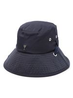 AMI Paris Ami de Coeur logo-plaque bucket hat - Noir - thumbnail