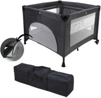 2-in-1 Reisbedje - Babybox - MIGO - 100 x 100 x 76 cm - Van geboorte tot 15 kg - Blauw