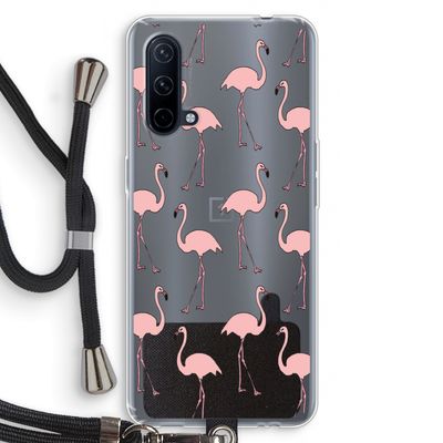 Anything Flamingoes: OnePlus Nord CE 5G Transparant Hoesje met koord