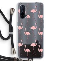 Anything Flamingoes: OnePlus Nord CE 5G Transparant Hoesje met koord